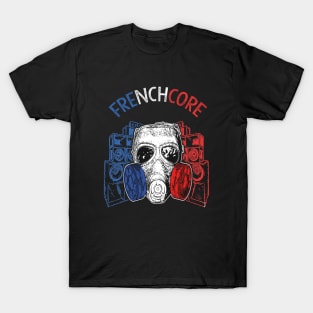 Frenchcore Soundsystem Gas Mask T-Shirt